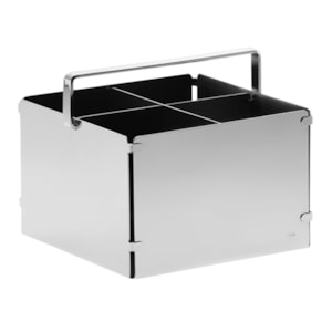 Porta Talher Pisa Inox Riva