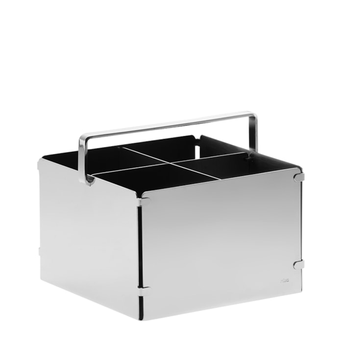 Porta Talher Pisa Inox Riva - Madel Home