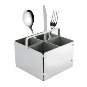 Porta Talher Pisa Inox Riva