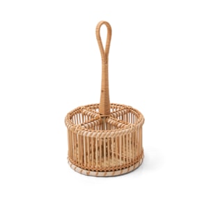 Porta Talher Redondo Bamboo