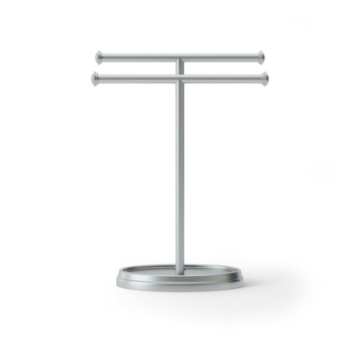 Porta-Toalhas Duplo Palm Níquel Umbra - Madel Home