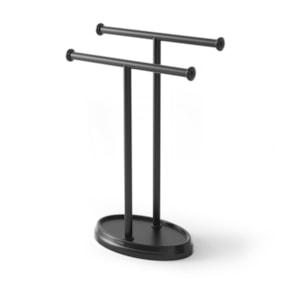 Porta-Toalhas Duplo Palm Preto Umbra