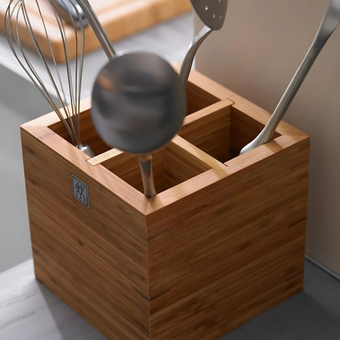 Porta Utensílios Bamboo Storage Systems Grande 16x16 cm Zwilling - Madel Home