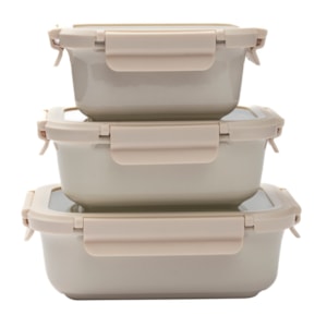 Pote de Cerâmica Hermético Noah Creme - 700 ml 