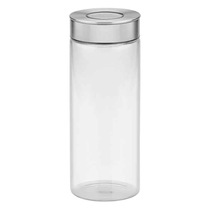 Pote de Vidro Purezza Tampa Aço Inox Tramontina - 1,8L - Madel Home