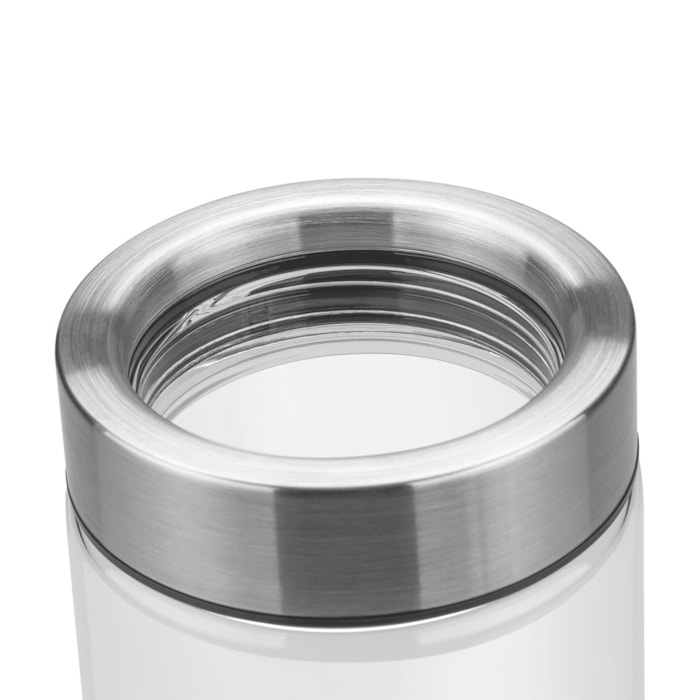 Pote de Vidro Purezza Tampa Aço Inox Tramontina - 1L - Madel Home