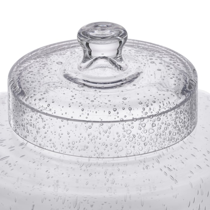 Pote de Vidro Refúgio Transparente - 30cm - Madel Home