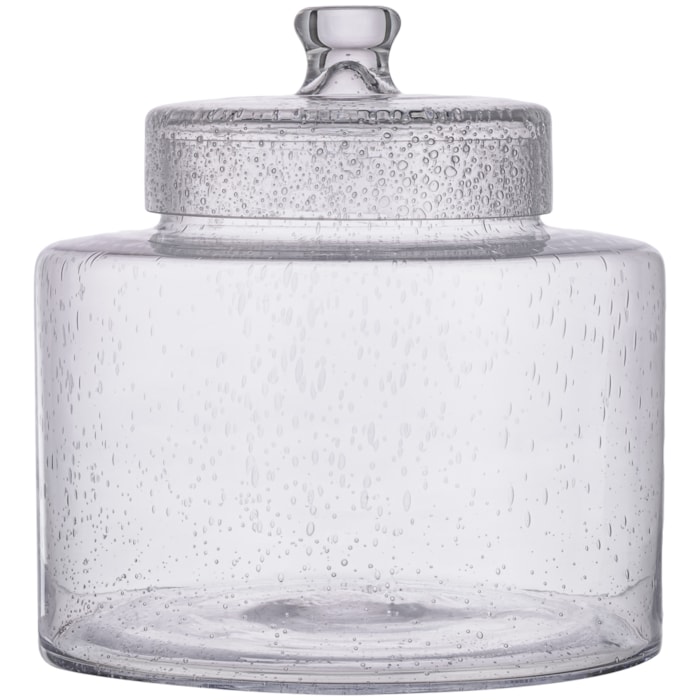 Pote de Vidro Refúgio Transparente - 30cm - Madel Home