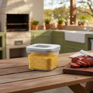 Pote Hermético em ABS Transparente e Tampa de Vedação Baker's Secret - 400mL
