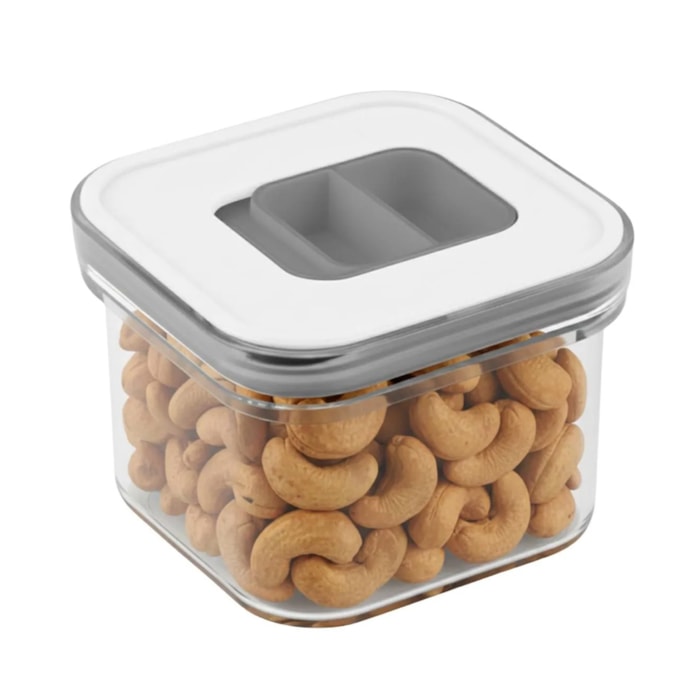 Pote Hermético em ABS Transparente e Tampa de Vedação Baker's Secret - 400mL - Madel Home