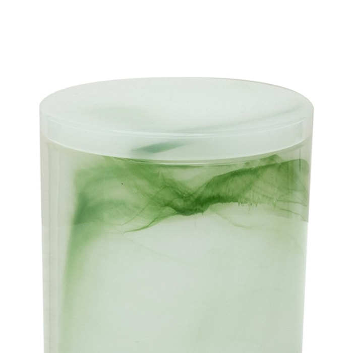 Pote para Lavabo em Vidro Verde Firenze - 11cm - Madel Home
