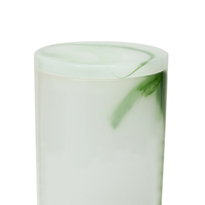 Pote para Lavabo em Vidro Verde Firenze - 13,5cm - Madel Home