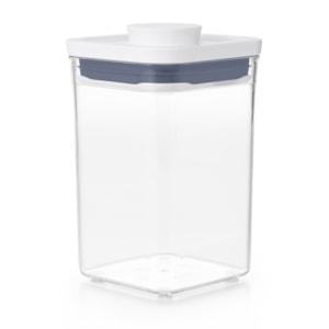 Pote Pop 2.0 Quadrado Alto Oxo Transparente - 1L