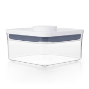 Pote Pop 2.0 Quadrado Baixo  Oxo Transparente - 1L