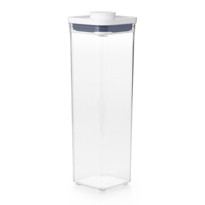 Pote Pop 2.0 Quadrado Oxo Transparente - 2,1L - Madel Home
