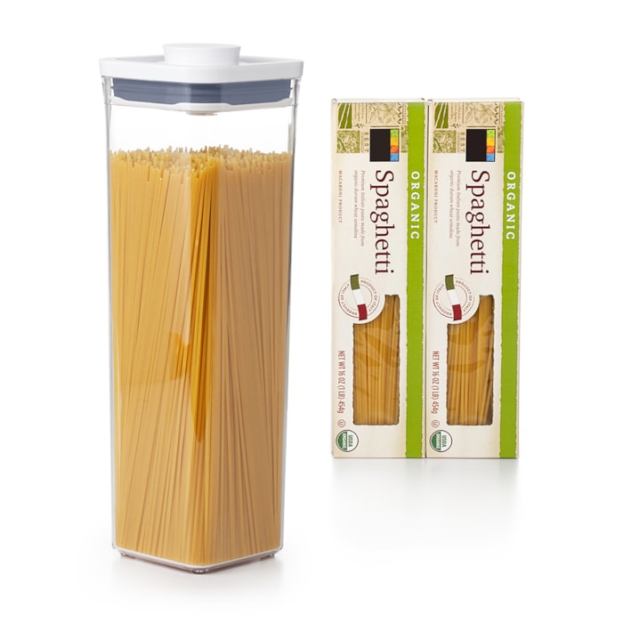 Pote Pop 2.0 Quadrado Oxo Transparente - 2,1L - Madel Home