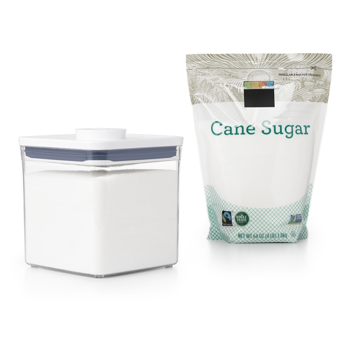 Pote Pop 2.0 Quadrado Oxo Transparente - 2,6L - Madel Home