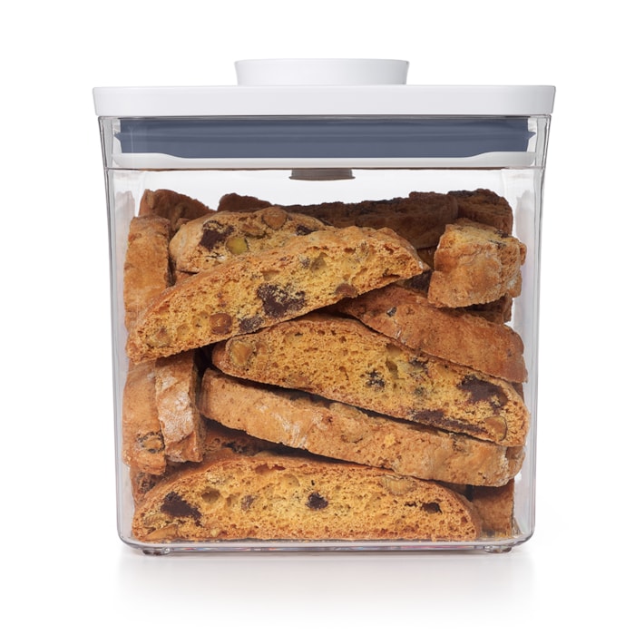 Pote Pop 2.0 Quadrado Oxo Transparente - 2,6L - Madel Home