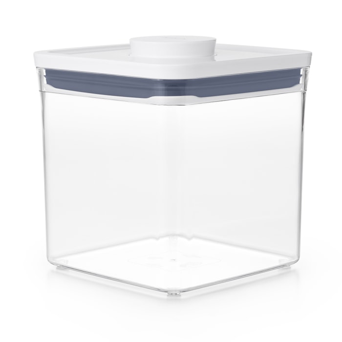 Pote Pop 2.0 Quadrado Oxo Transparente - 2,6L - Madel Home