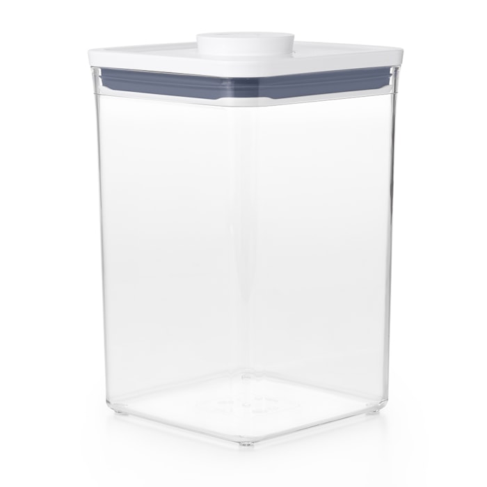 Pote Pop 2.0 Quadrado Oxo Transparente - 4,2L - Madel Home