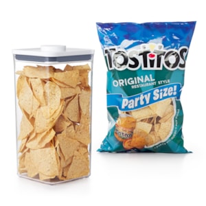 Pote Pop 2.0 Quadrado Oxo Transparente - 5,7L