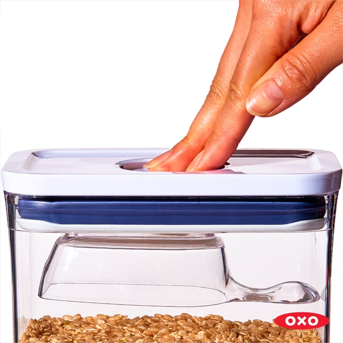 Pote Pop 2.0 Quadrado Oxo Transparente - 5,7L - Madel Home