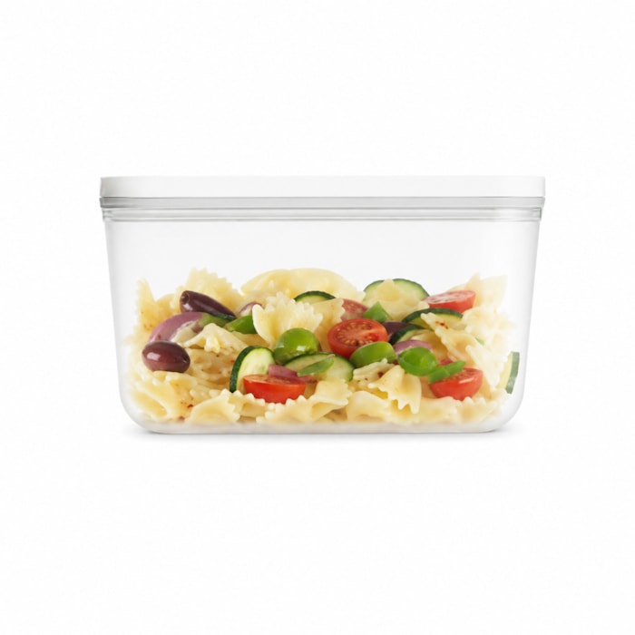 Pote Retangular a Vácuo em Plástico S Branco Zwilling - 1100ml - Madel Home