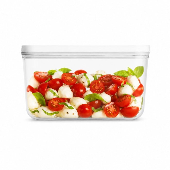 Pote Retangular a Vácuo em Plástico S Branco Zwilling - 2300ml - Madel Home