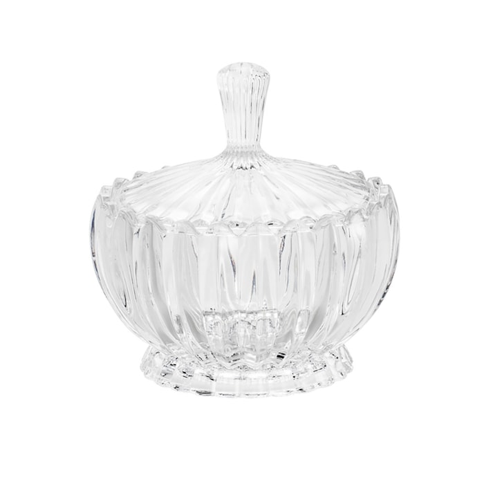 Potiche de Cristal Decorativo Geneva Wolff - 18cm - Madel Home