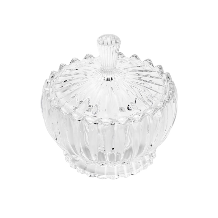 Potiche de Cristal Decorativo Geneva Wolff - 18cm - Madel Home