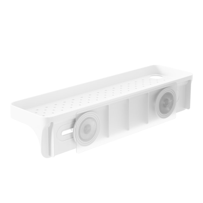 Prateleira Organizadora Flex Adesiva Abs Branca Umbra - Madel Home