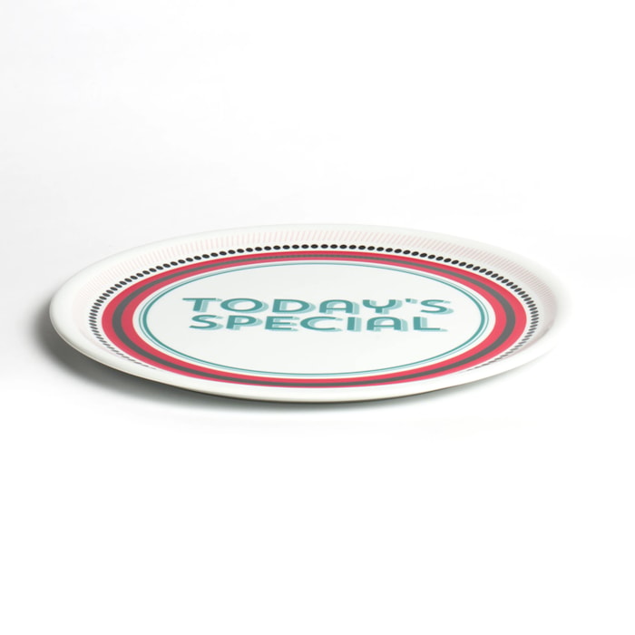 Prato de Pizza em Porcelana Colorido Guest Today's Special Bitossi - 32,5cm - Madel Home