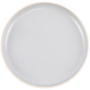 Prato de Sobremesa em Cerâmica Cinza Savor Sage - 20cm