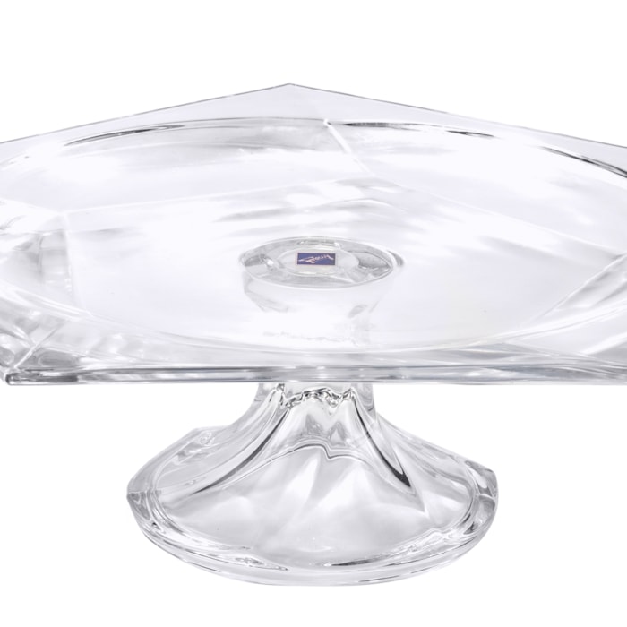 Prato para Bolo em Cristal Transparente - 35cm - Madel Home