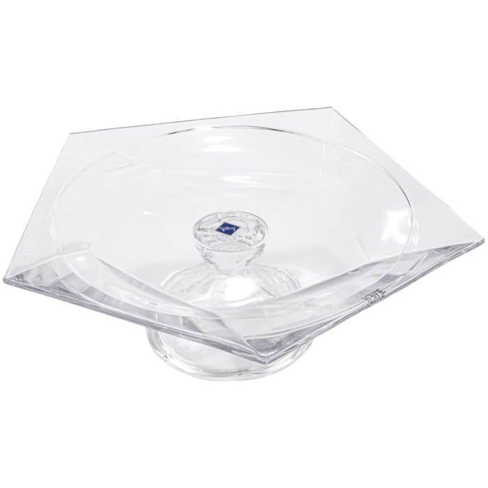 Prato para Bolo em Cristal Transparente - 35cm - Madel Home