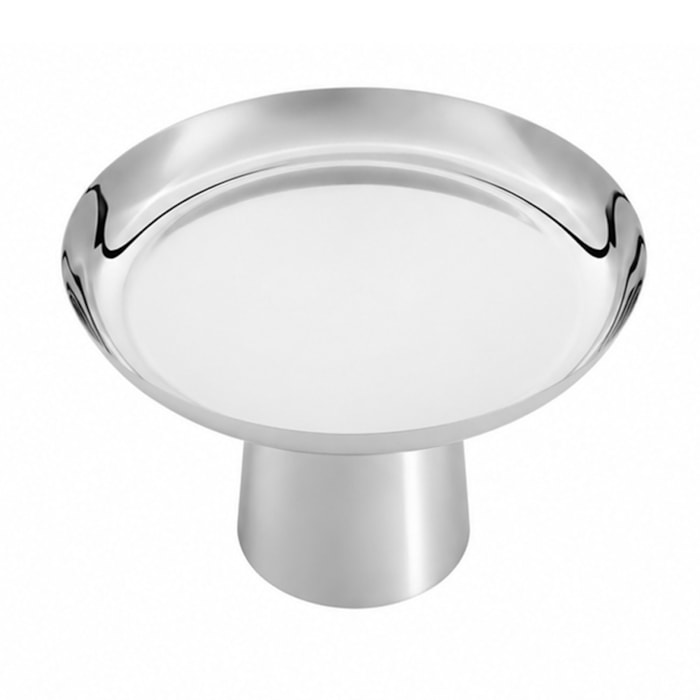 Prato para Bolo Médio Prata Stacks St. James - 26cm - Madel Home