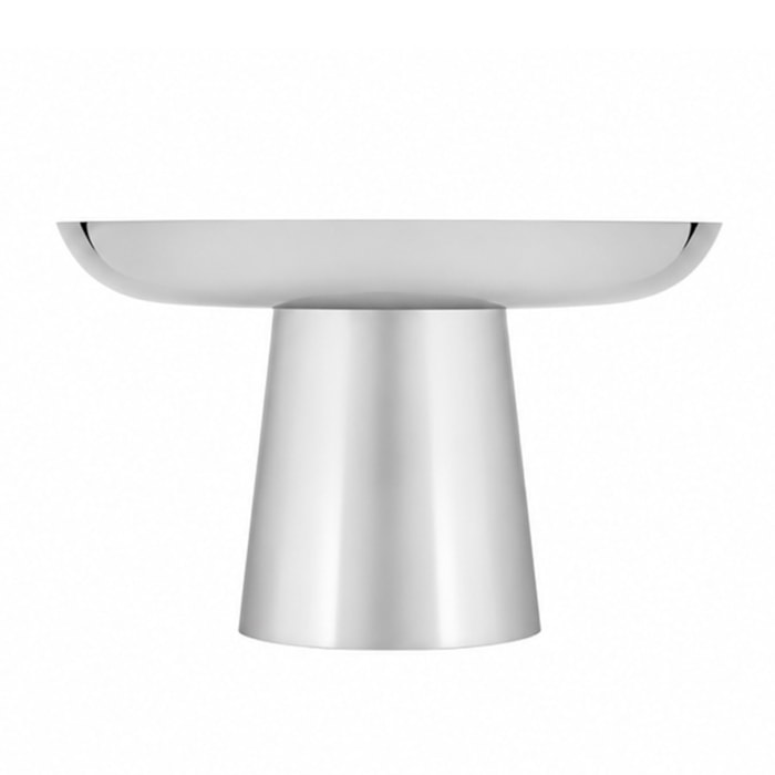 Prato para Bolo Médio Prata Stacks St. James - 26cm - Madel Home