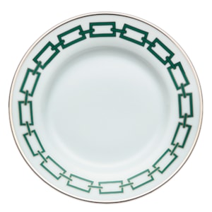 Prato Raso em Porcelana Verde Império Catena Ginori - 28cm