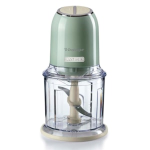 Processador Alimentos Vintage 600ml 250W 4 Lâminas Verde Ariete - 127V