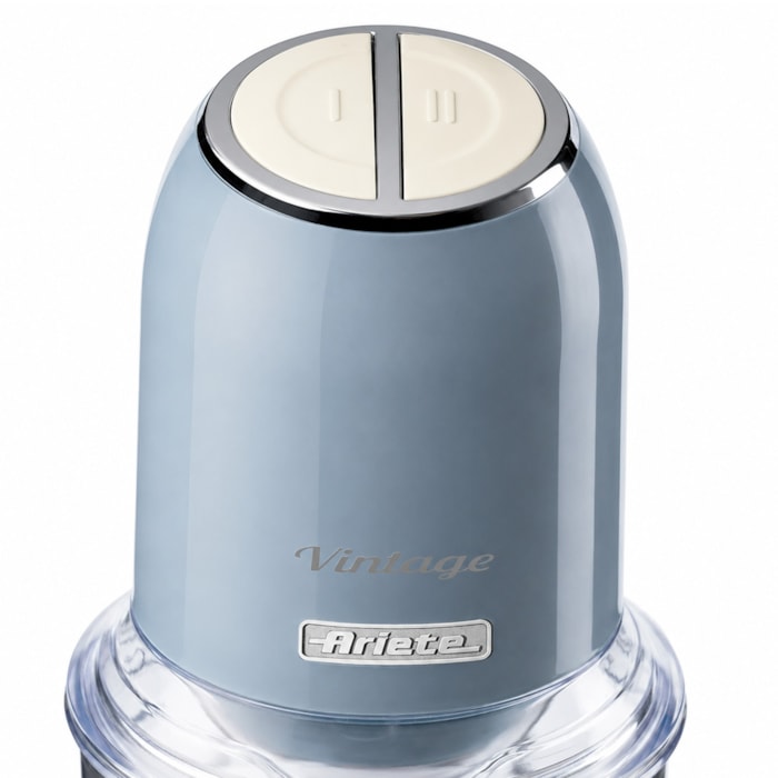 Processador Alimentos Vintage Azul 600ml 400W 2 Velocidades Ariete - 220V - Madel Home