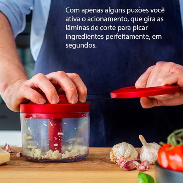 Processador de Alimentos Manual Vermelho KitchenAid - Madel Home