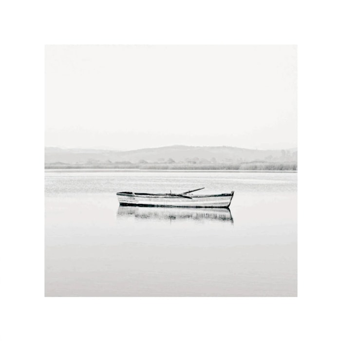 Quadro Decorativo Águas Calmas em Madeira 73x73 cm - Madel Home