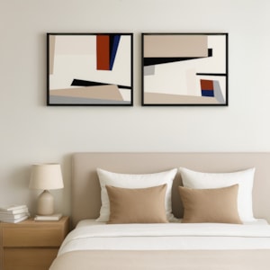 Quadro Decorativo Contemporâneo I em Madeira 83x103 cm