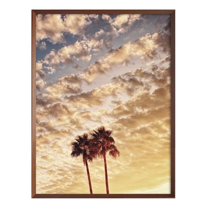 Quadro Decorativo Dois Suspiros em Madeira com Vidro 64x84 cm - Madel Home