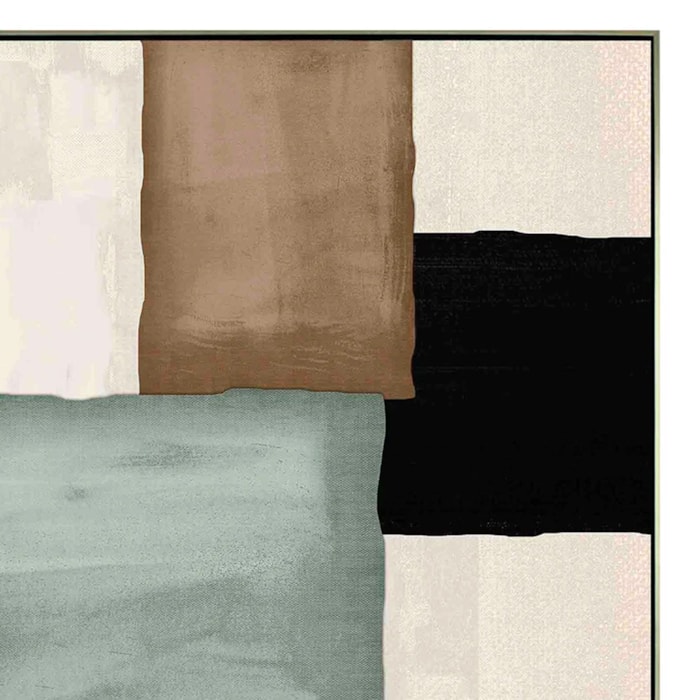 Quadro Decorativo Fiore II em Madeira 93x93 cm - Madel Home