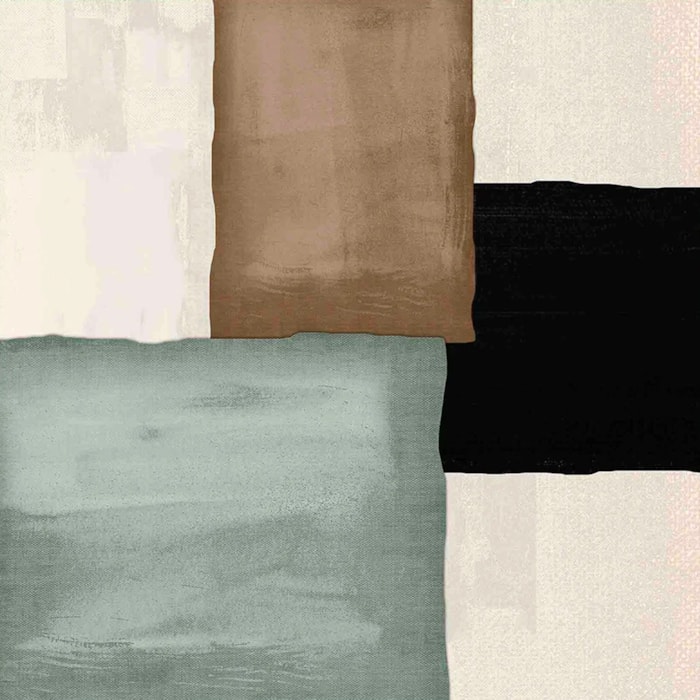 Quadro Decorativo Fiore II em Madeira 93x93 cm - Madel Home