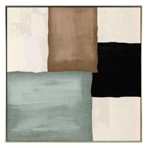 Quadro Decorativo Fiore II em Madeira 93x93 cm