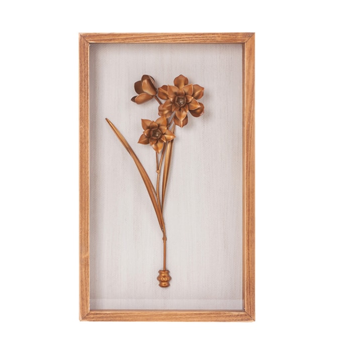 Quadro Decorativo Flower I Nature 26x42 cm - Madel Home