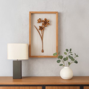Quadro Decorativo Flower I Nature 26x42 cm