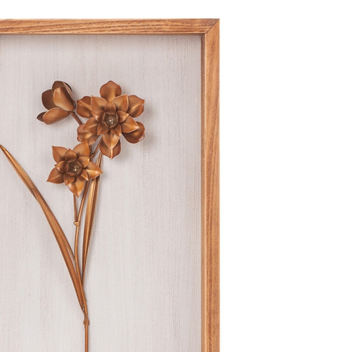 Quadro Decorativo Flower I Nature 26x42 cm - Madel Home